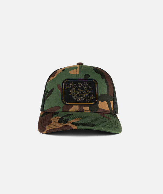 Lucky Hat - Black Camo