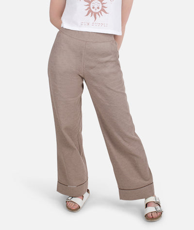 Montauk Jacquard Pant - Brown