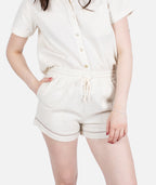 Jacquard Dune Short - Cream - Jetty