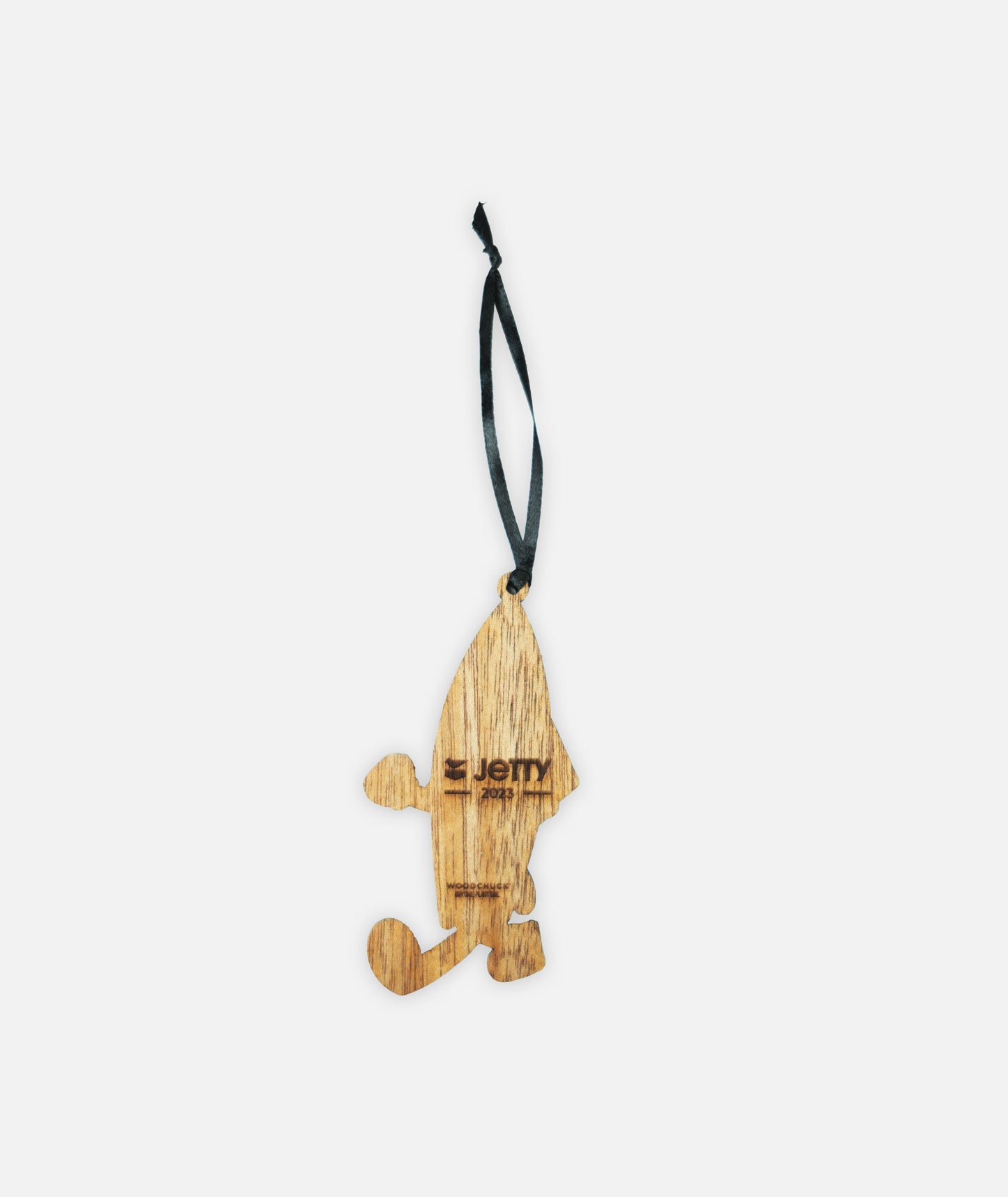 Surf Club Wooden Ornament - Brown