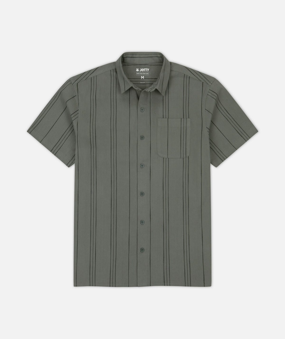 Breeze Striped Shirt - Agave