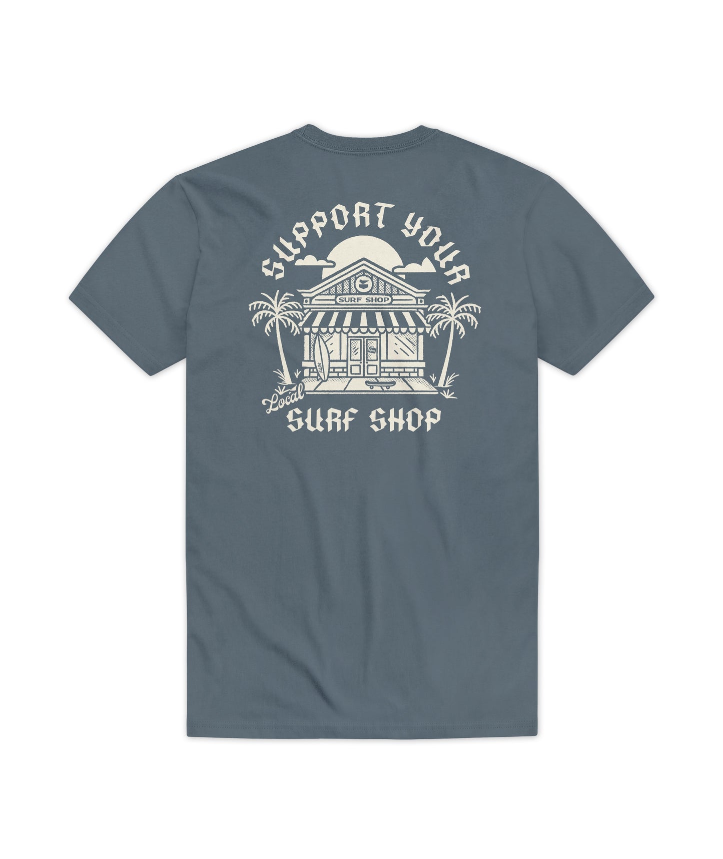 Surf Shop Day Tee - Slate