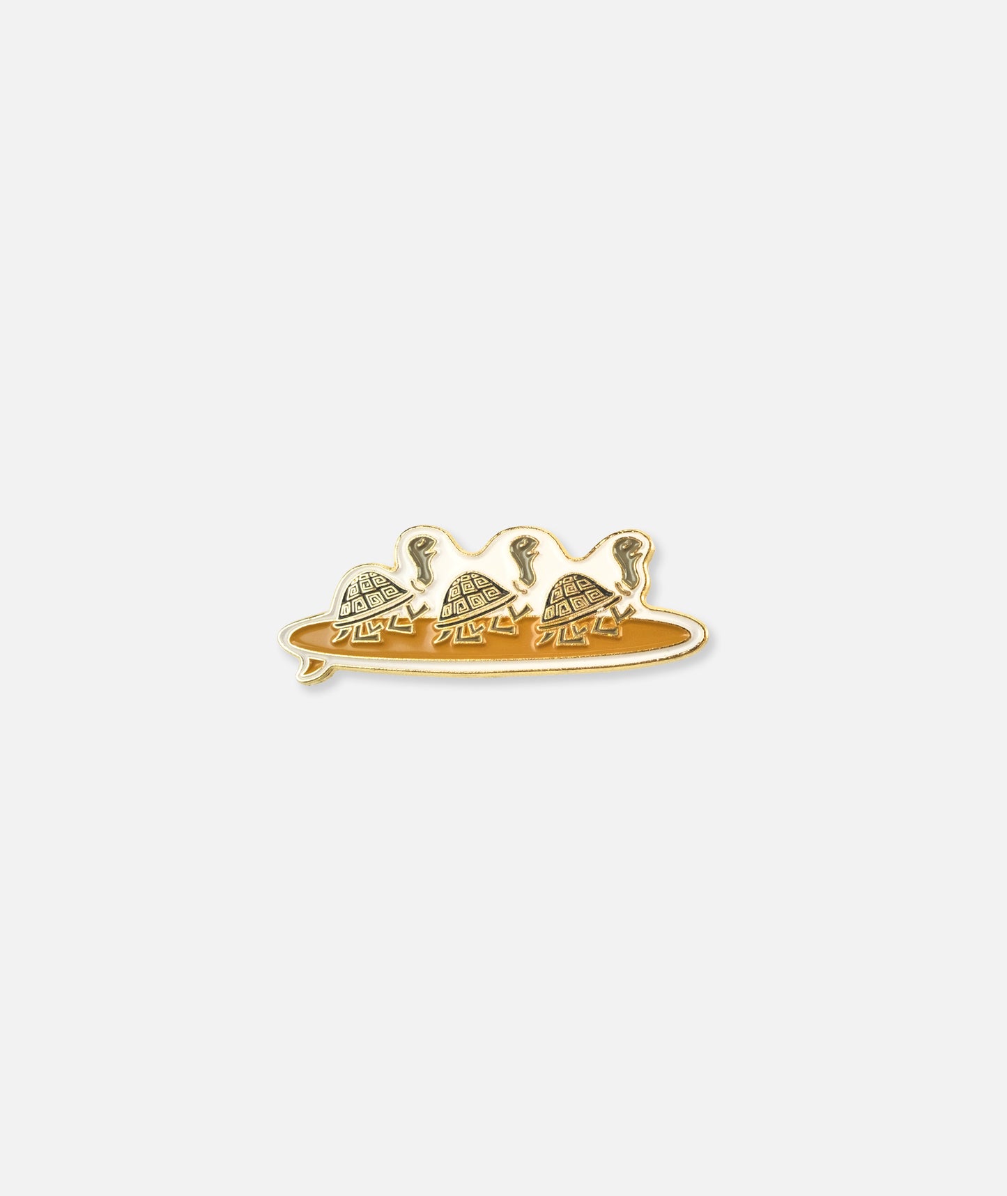 Turtle Surf Co Pin - Cream