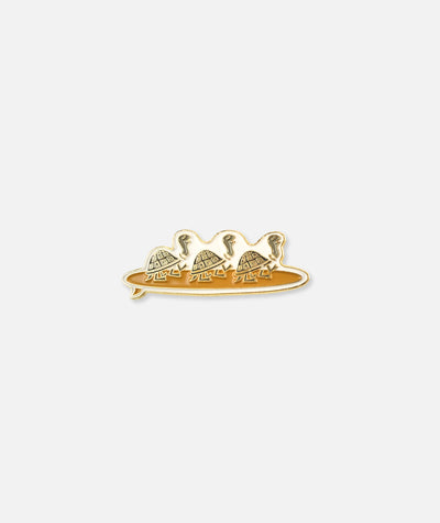 Turtle Surf Co Pin - Cream