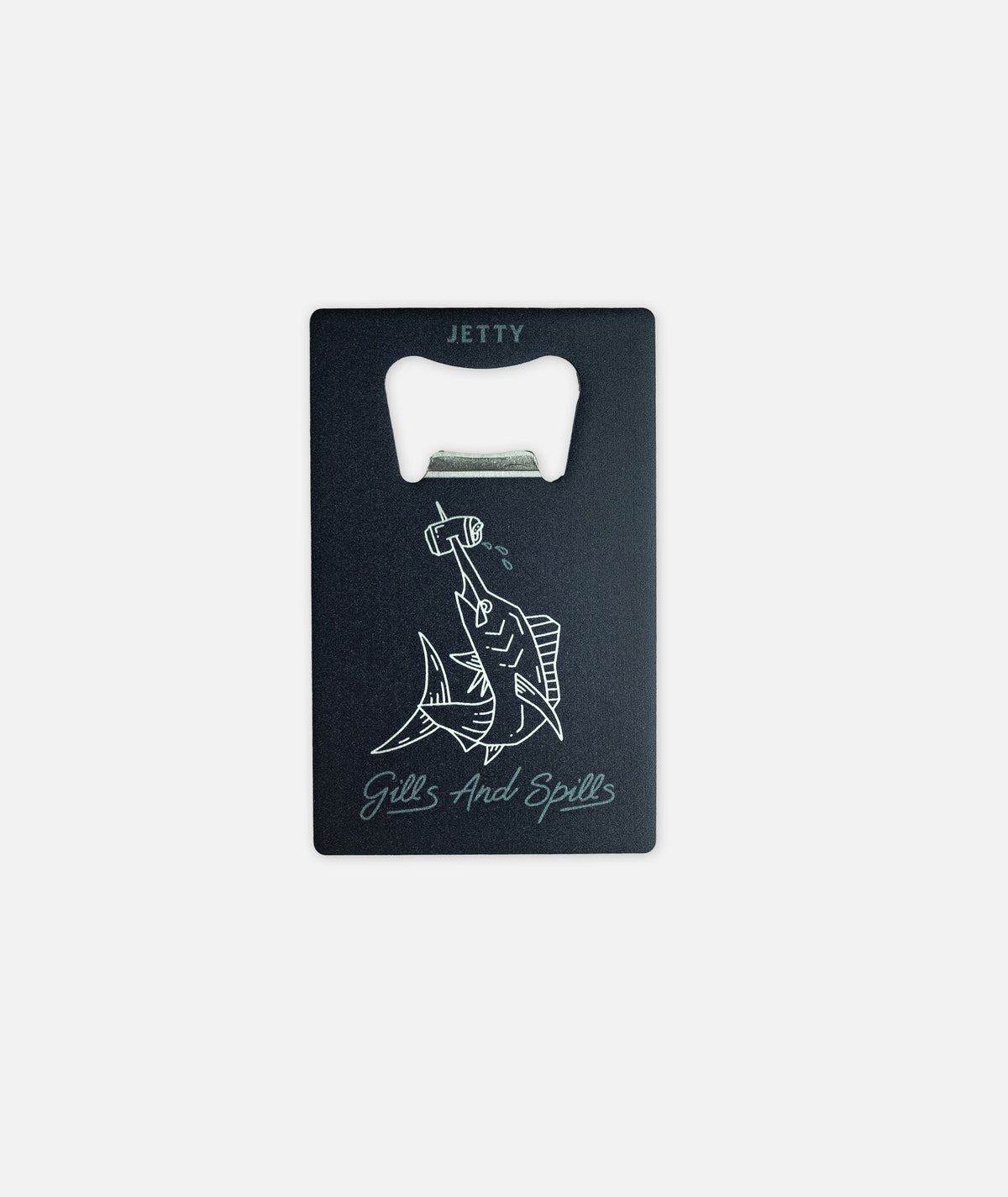 Gills And Spills Bottle Opener - Navy