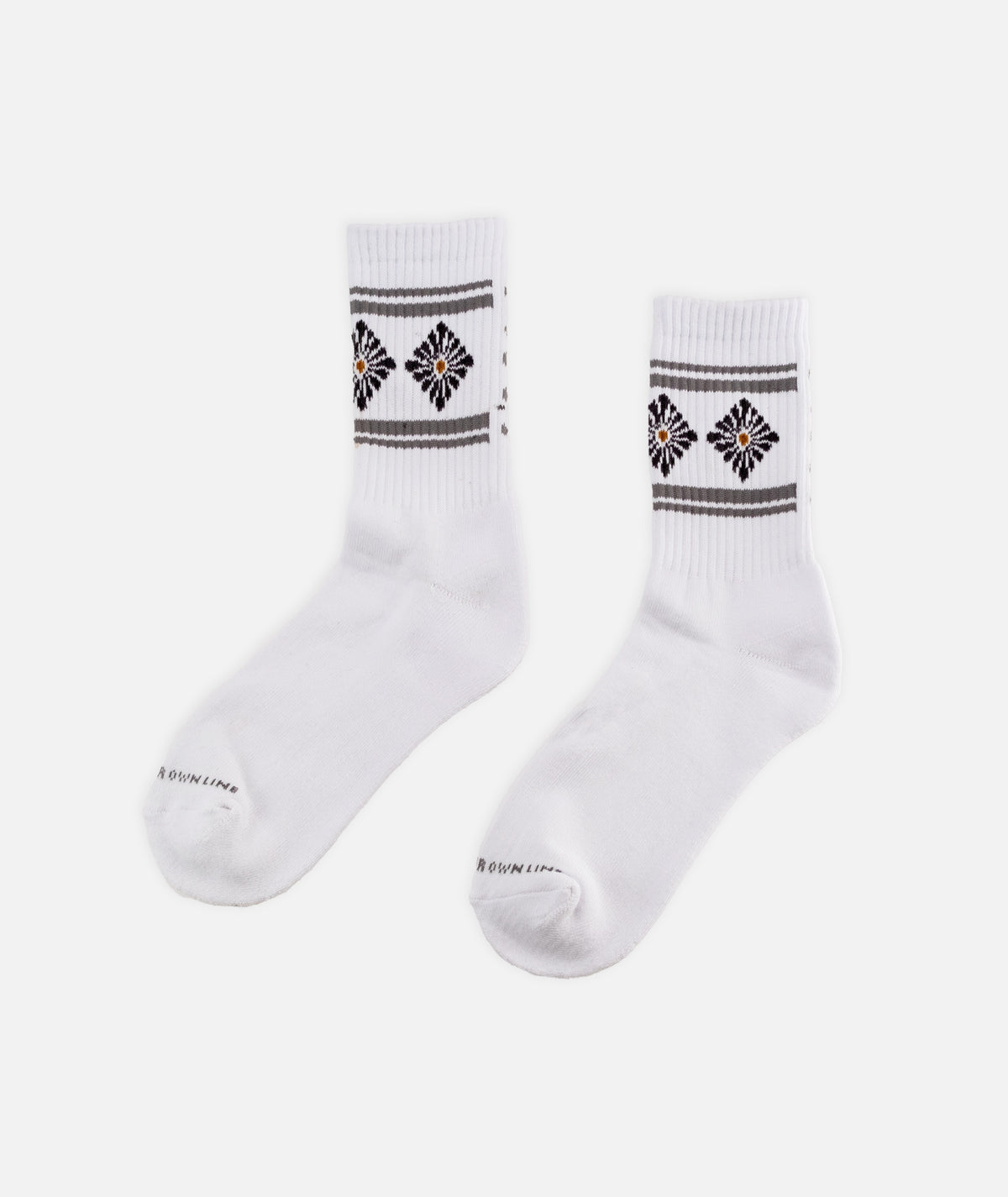 Disco Floral Socks - White - Jetty