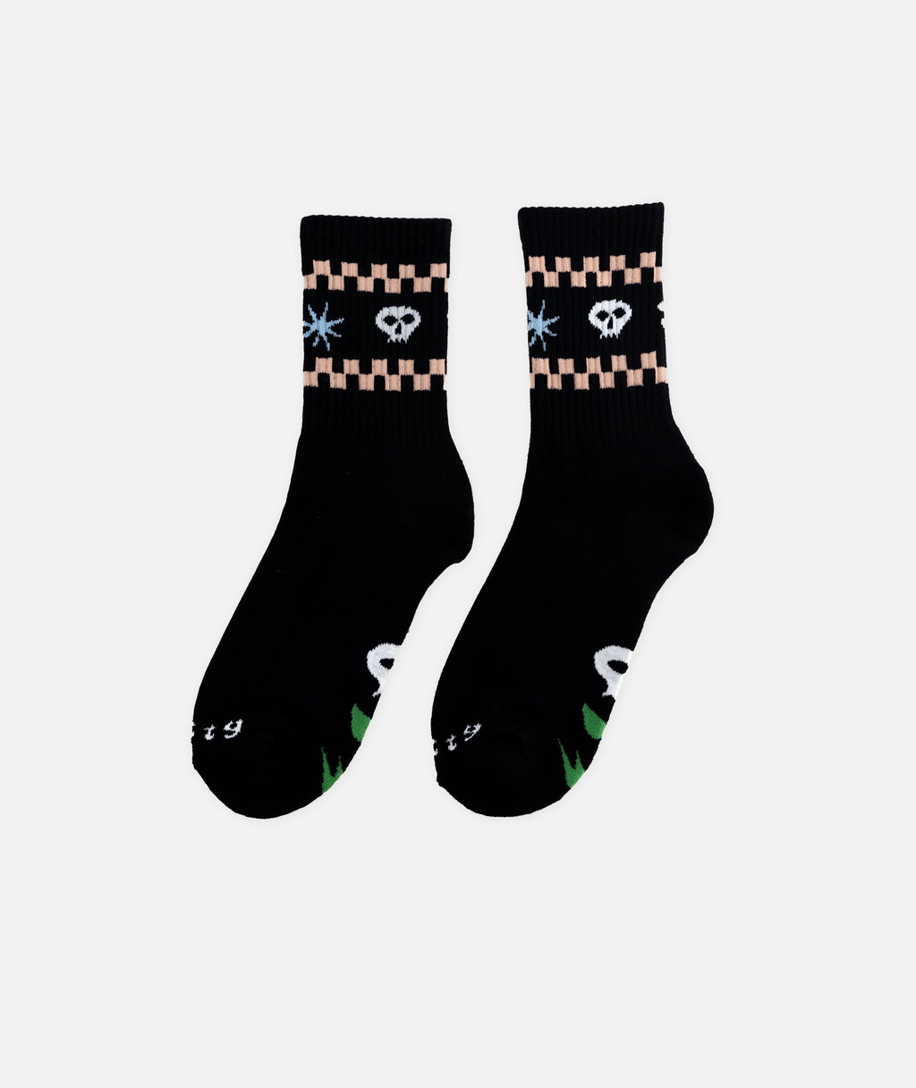 Skull Socks - Black - Jetty