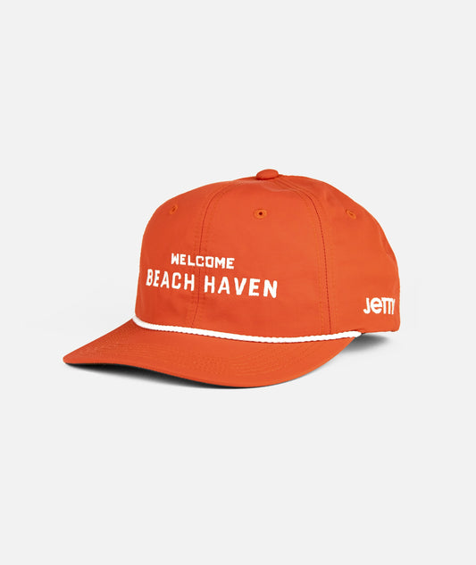 Beach Haven Snapback - Rust