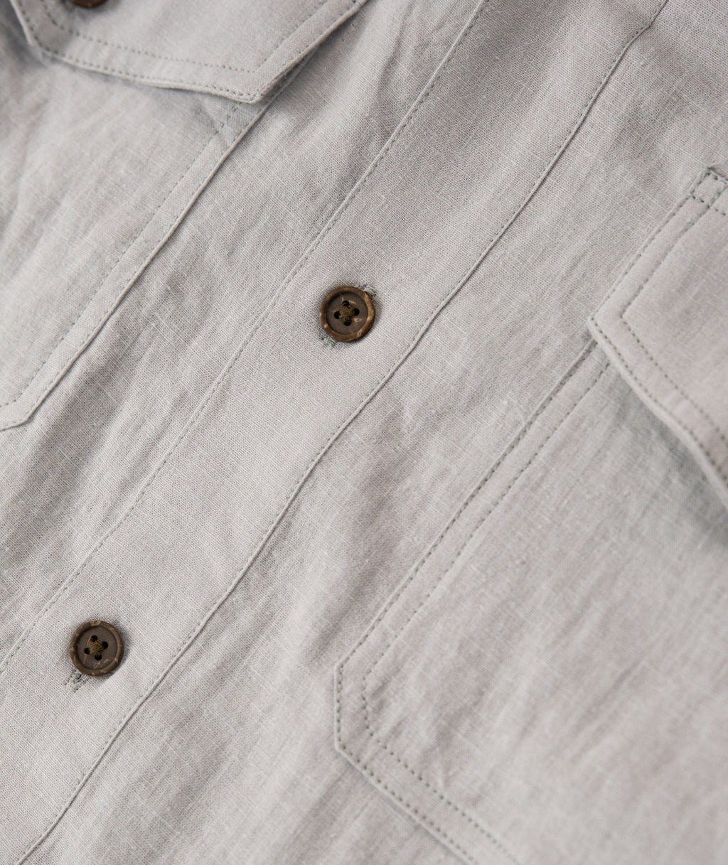 Noah Long Sleeve Shirt - Grey - Jetty