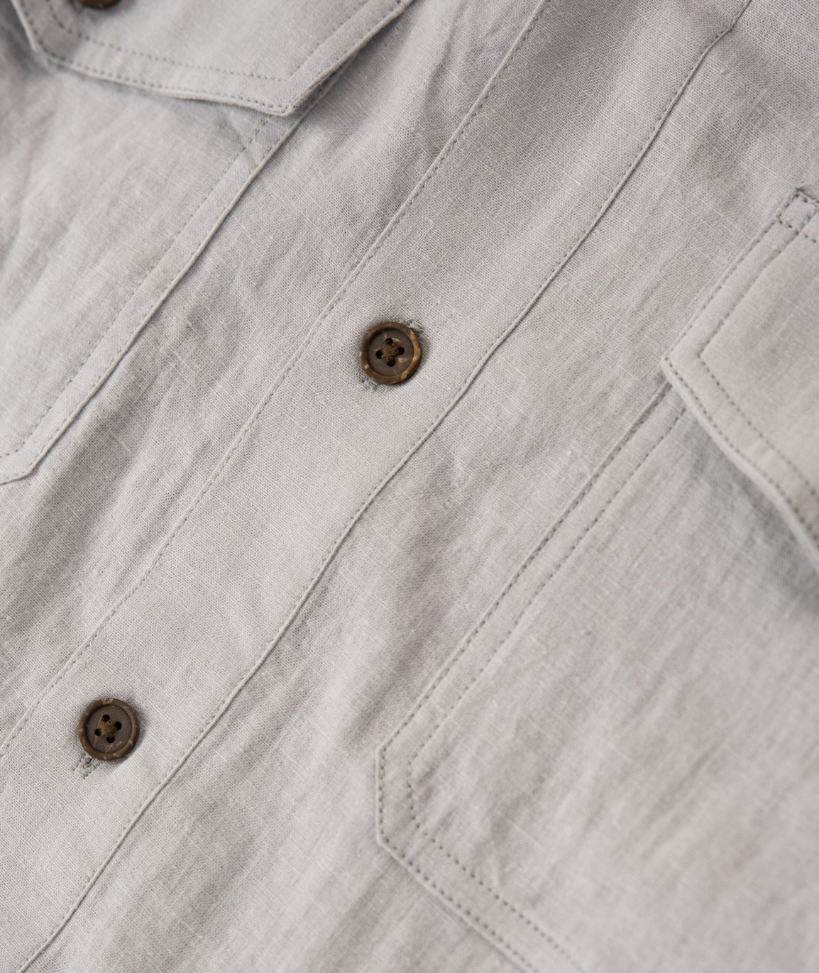 Noah Long Sleeve Shirt - Grey - Jetty