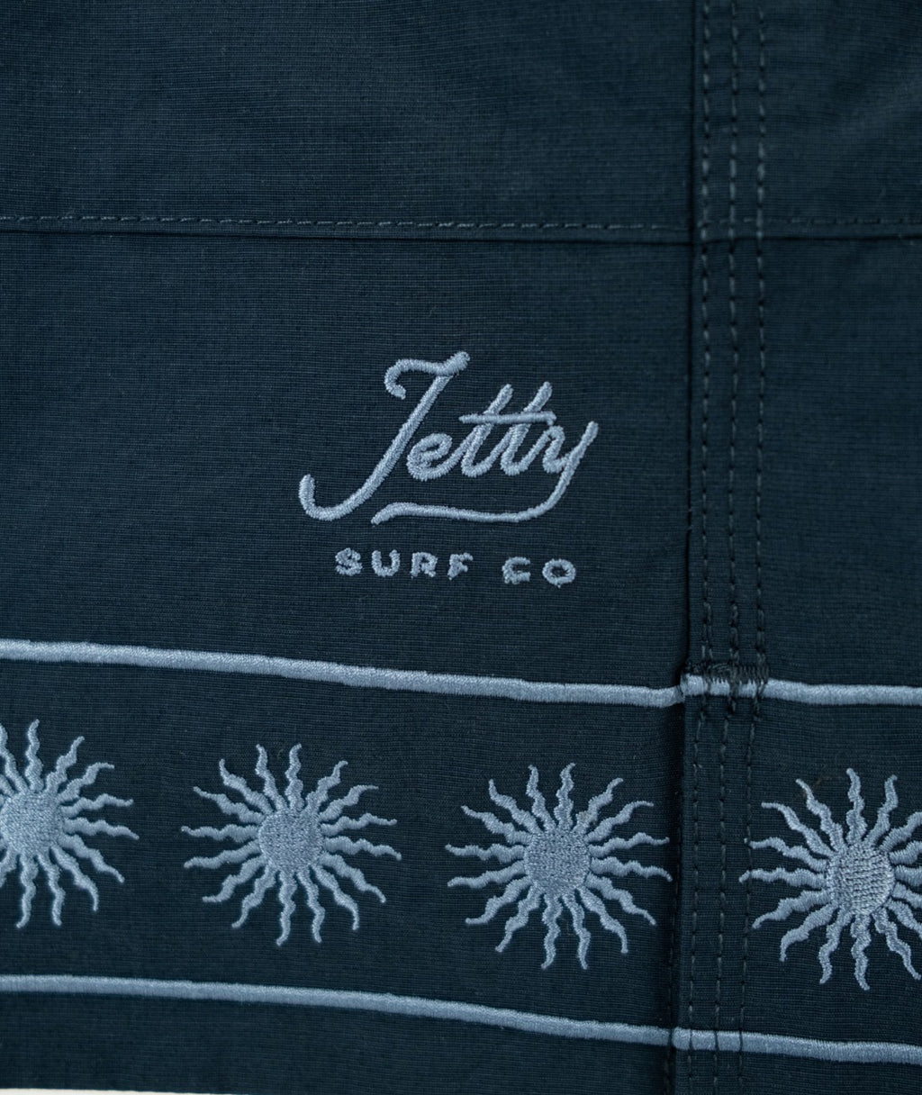 Glendola Embroidered Boardshort - Navy - Jetty