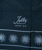 Glendola Embroidered Boardshort - Navy - Jetty