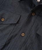 Noah Long Sleeve Shirt - Black Sand - Jetty