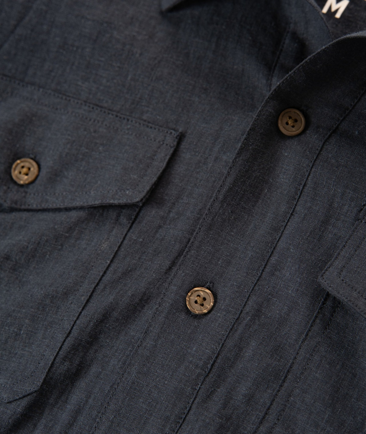 Noah Long Sleeve Shirt - Black Sand - Jetty