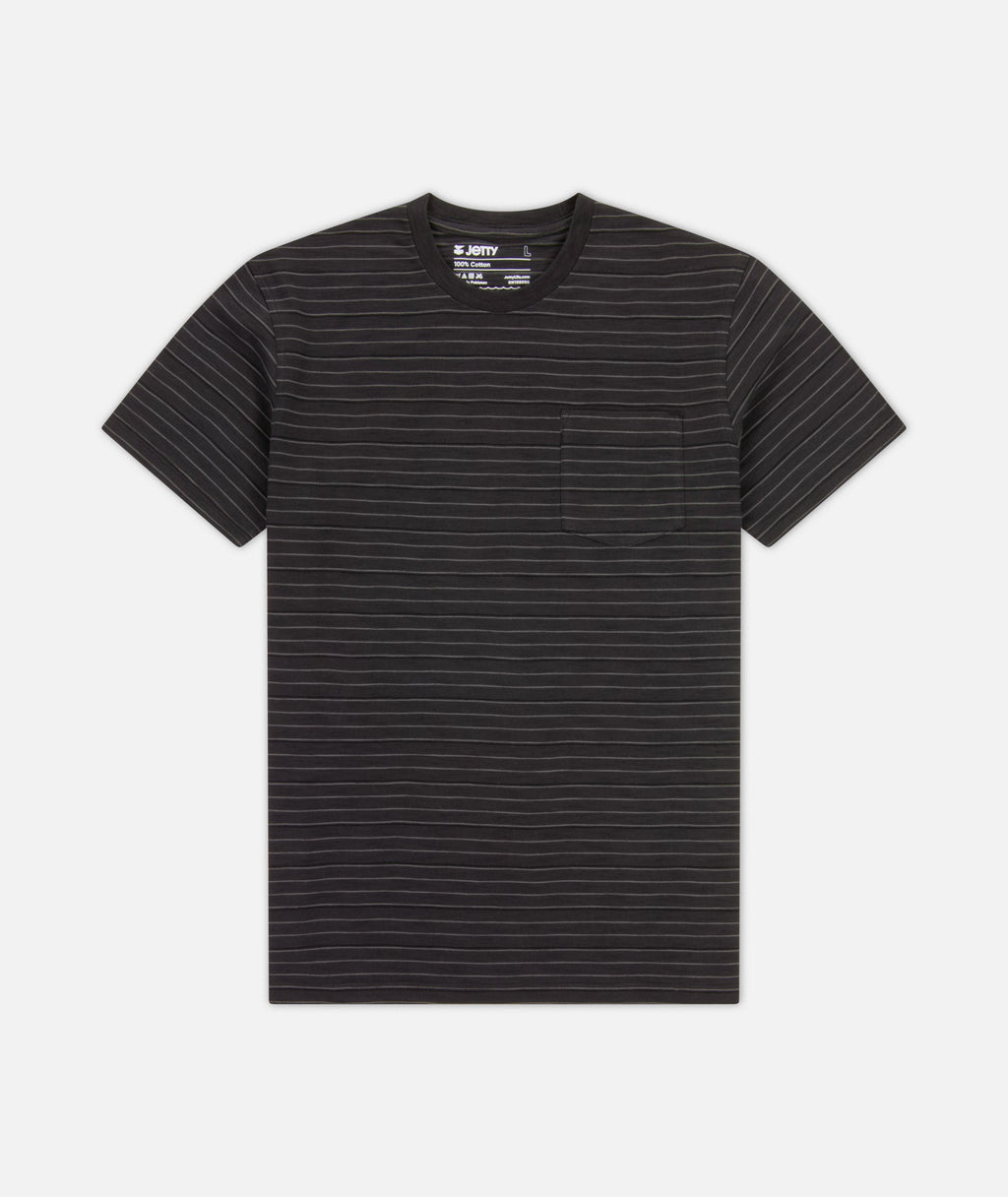 Pehala Slub Premium Tee - Black