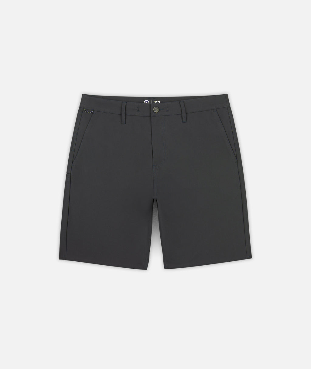 Acadia Versatility Shorts - Black Sand - Jetty