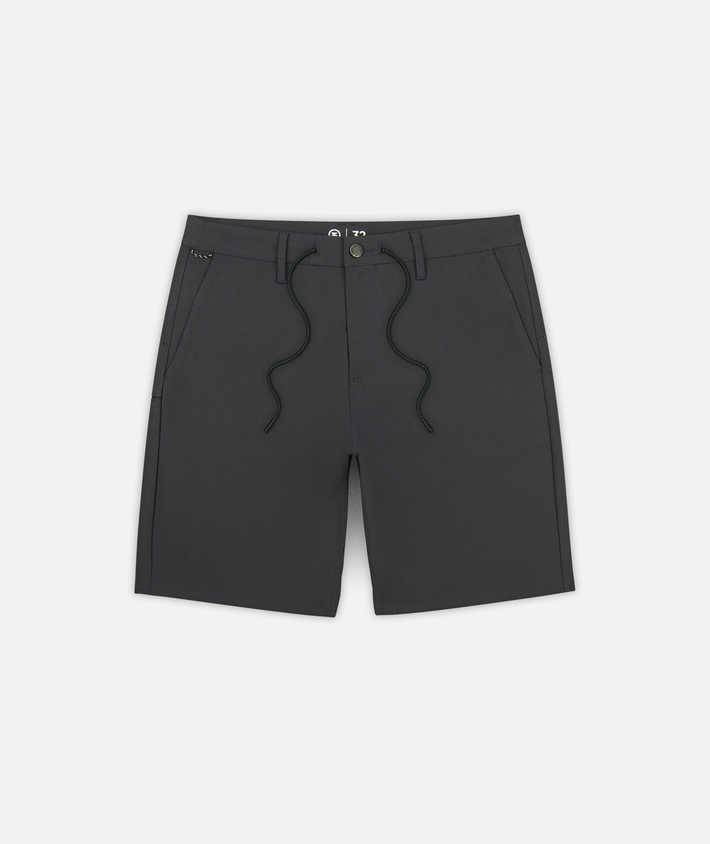 Acadia Versatility Shorts - Black Sand - Jetty
