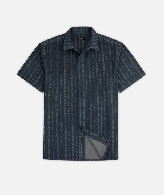 Asbury Knit Button Down - Navy - Jetty