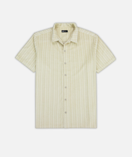 Asbury Knit Button Down - Light Tan - Jetty