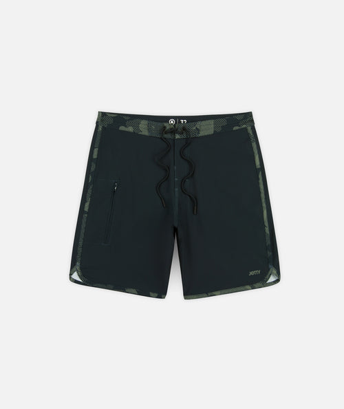 Atlantic Boardshort - Graphite Black - Jetty