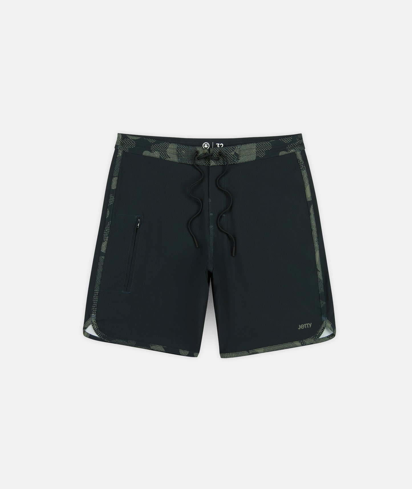 Atlantic Boardshort - Graphite Black