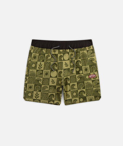 Bayside Volley Short - Olive - Jetty