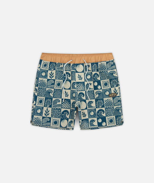 Bayside Volley Short - Oyster Blue - Jetty