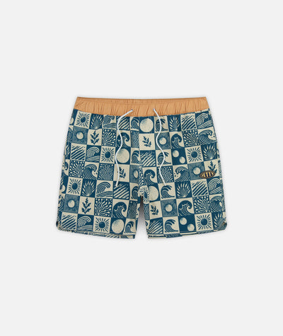 Bayside Volley Short - Oyster Blue - Jetty