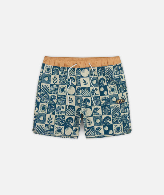 Bayside Volley Short - Oyster Blue - Jetty