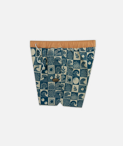 Bayside Volley Short - Oyster Blue - Jetty