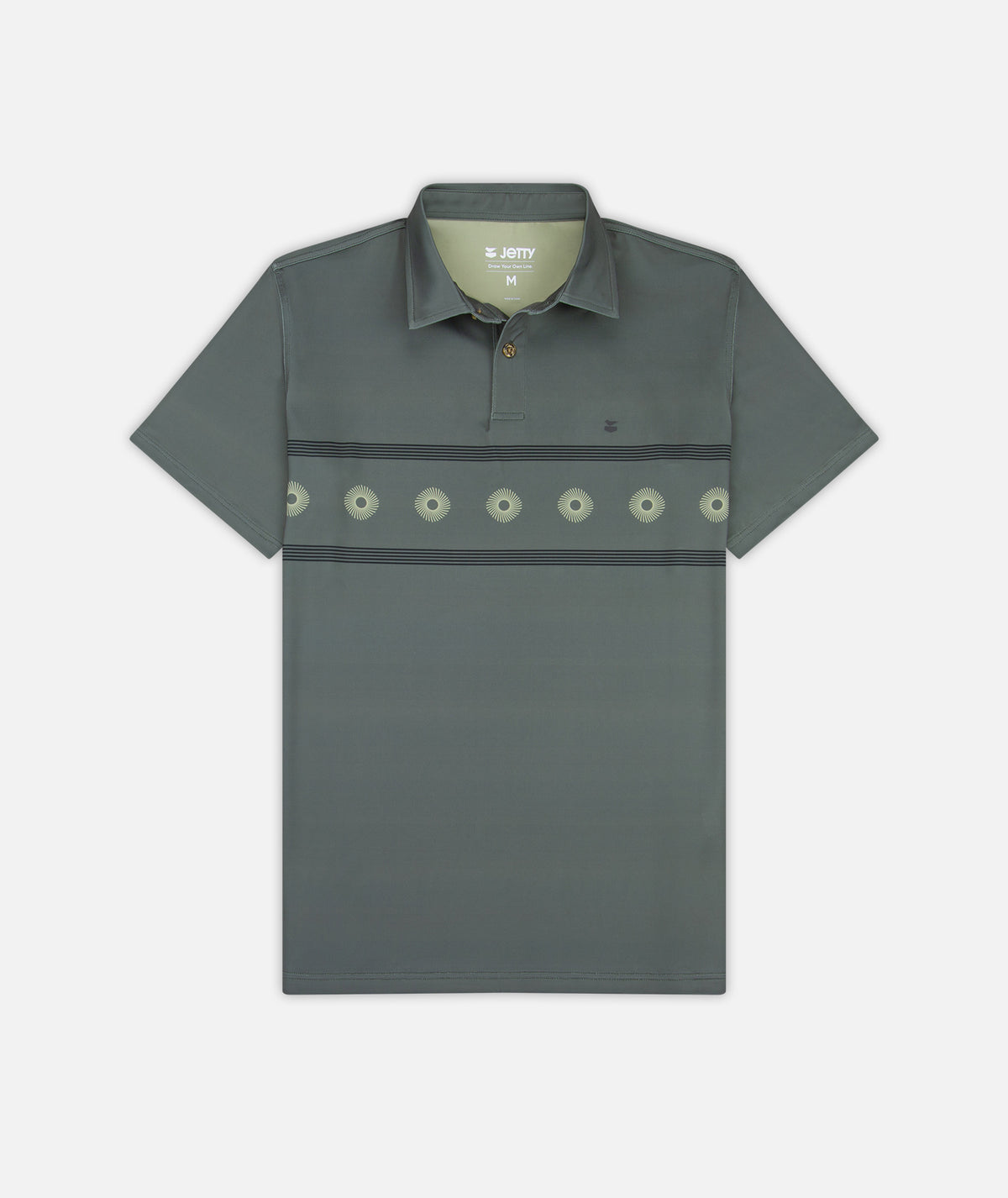 Bunker Polo Shirt - Agave - Jetty