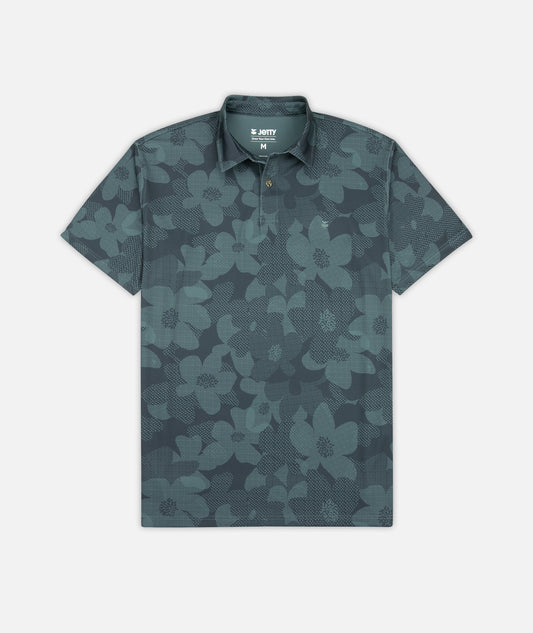 Bunker Polo Shirt - Atlantic - Jetty
