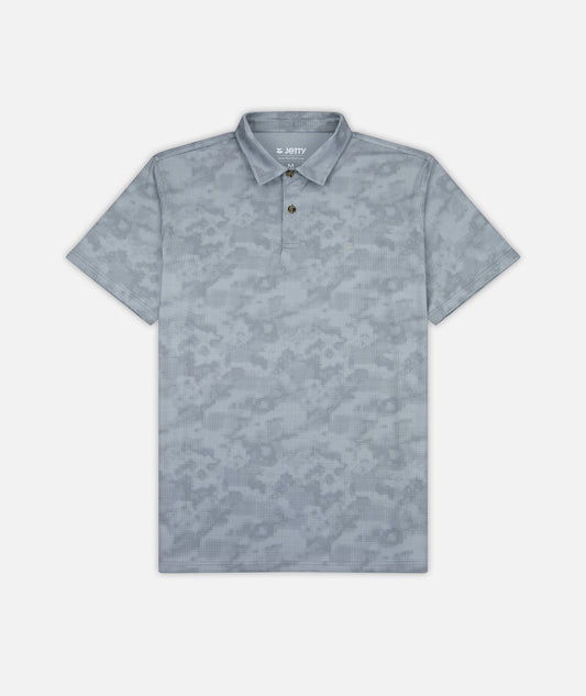 Bunker Polo Shirt - Grey - Jetty