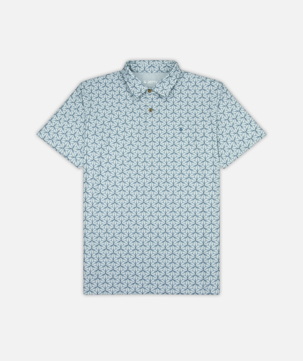 Bunker Polo Shirt - Light Blue - Jetty