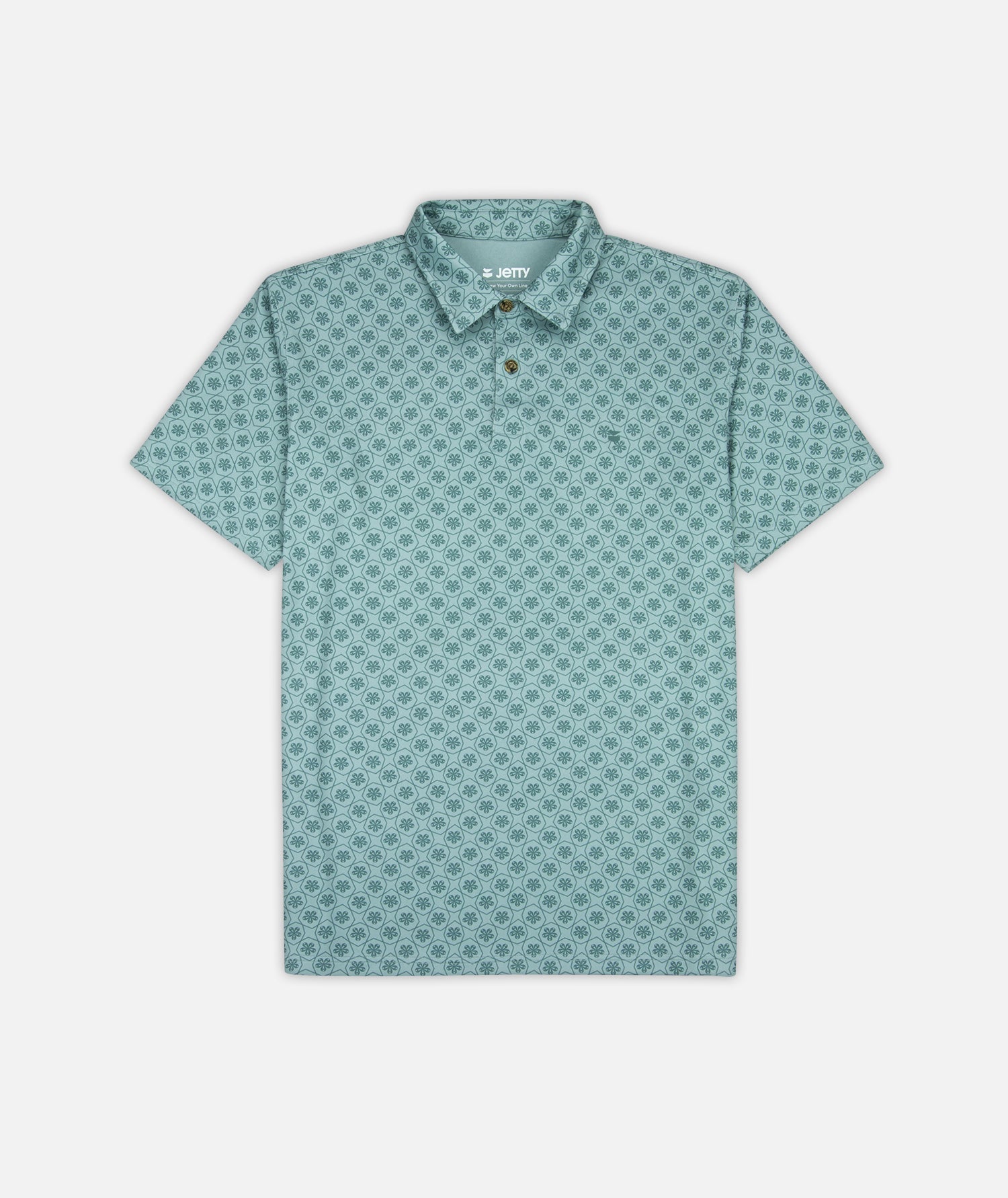 Bunker Polo Shirt - Teal - Jetty