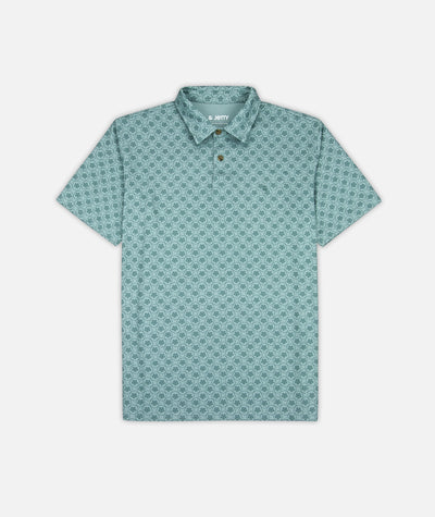 Bunker Polo Shirt - Teal - Jetty