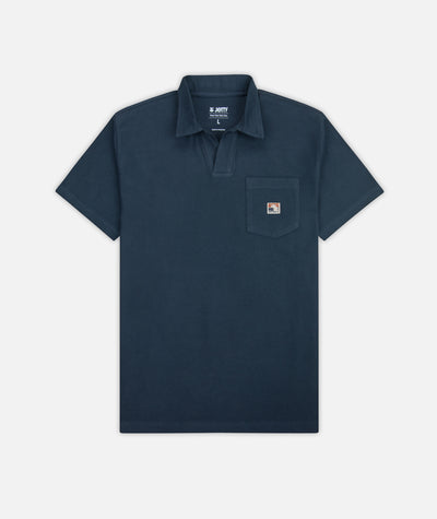 Cruise Terry Polo - Navy Blue - Jetty