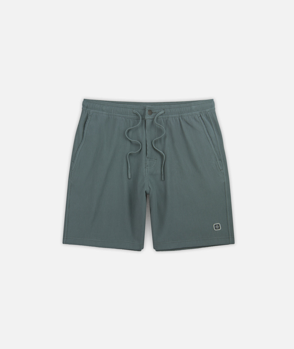 Fairview Corduroy Walkshort - Agave - Jetty