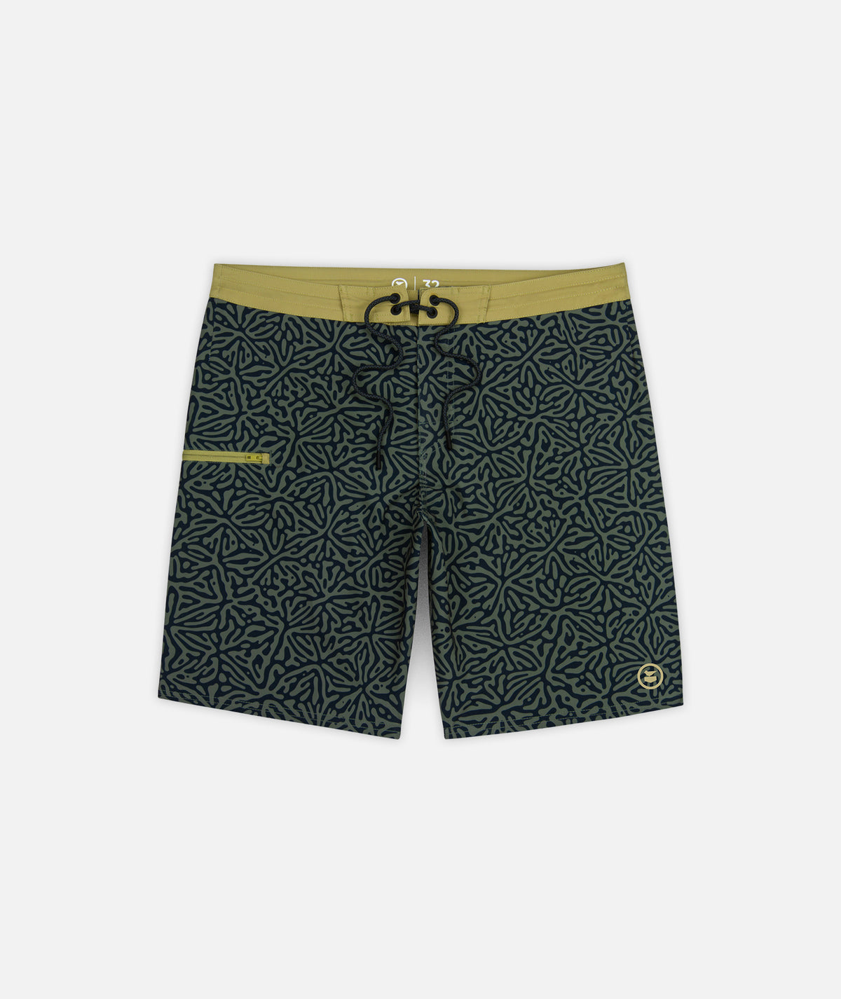 Holyoke Boardshort - Olive - Jetty