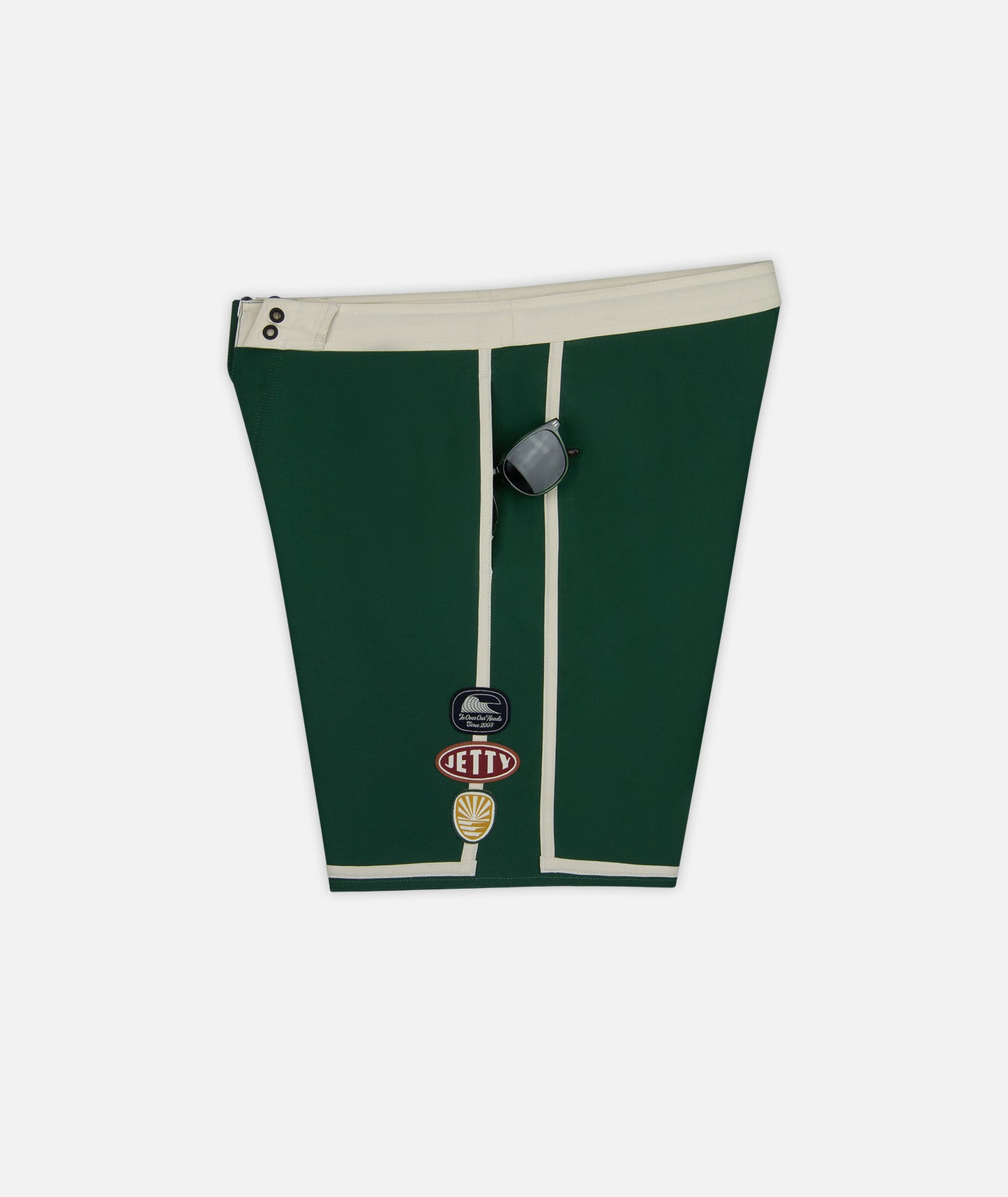 Hudson Hybrid Boardshort - Green - Jetty