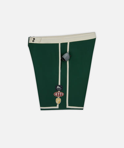 Hudson Hybrid Boardshort - Green - Jetty