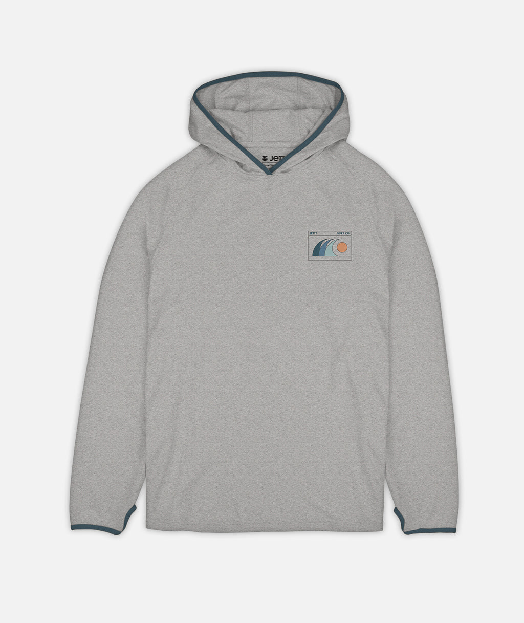 Mahi UV Tech Hoodie - Grey - Jetty
