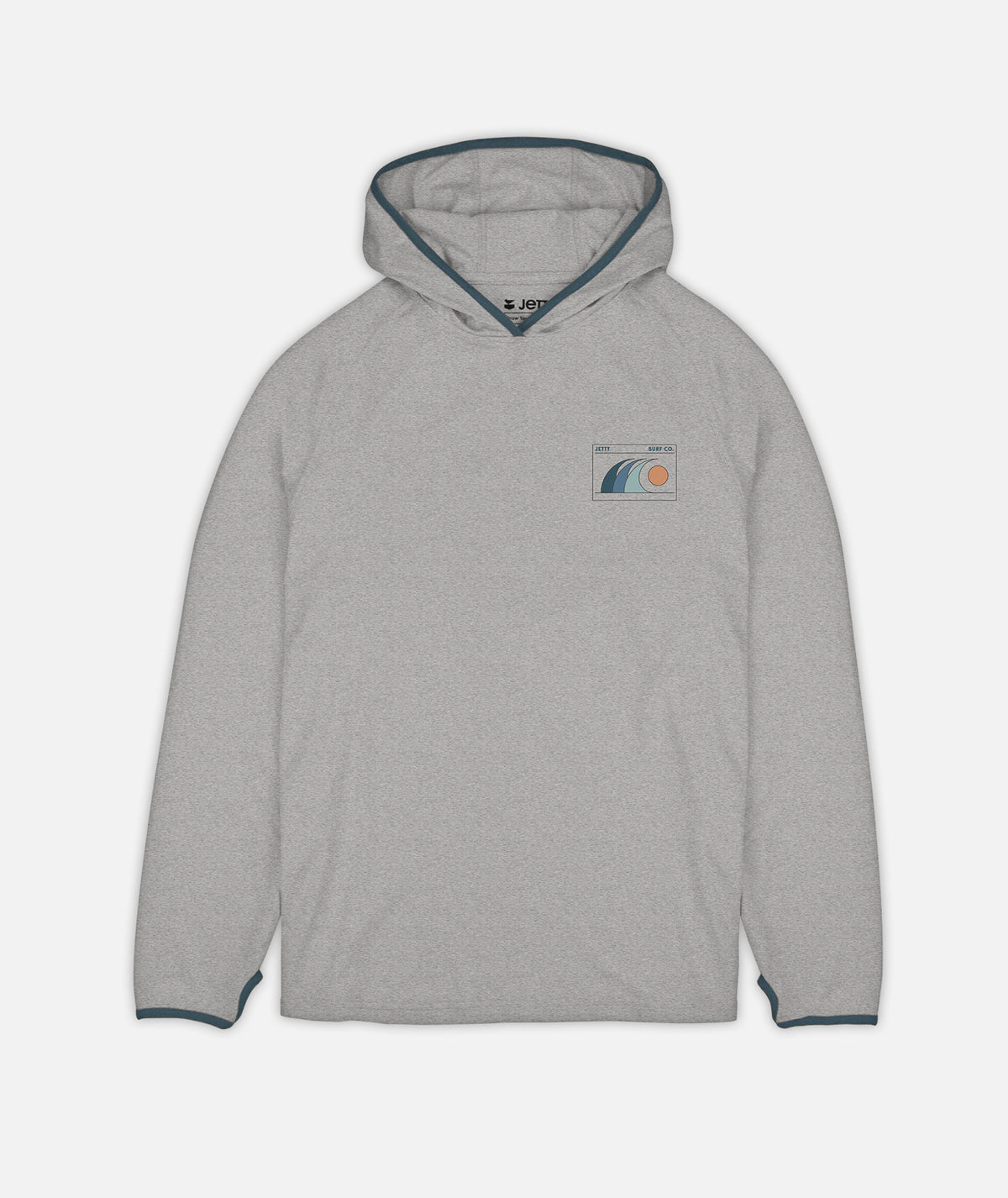 Mahi UV Tech Hoodie - Grey - Jetty