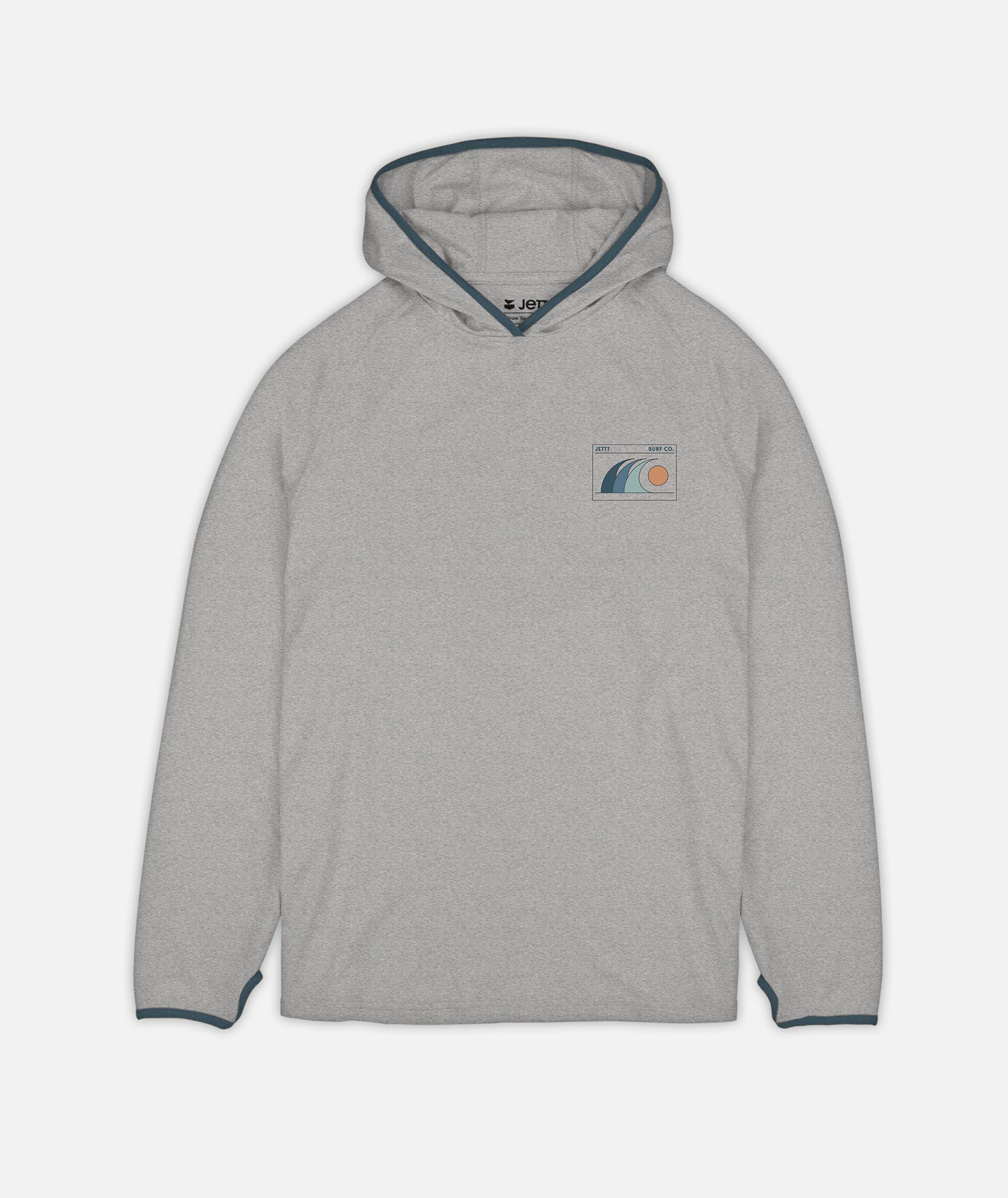 Mahi UV Tech Hoodie - Grey - Jetty