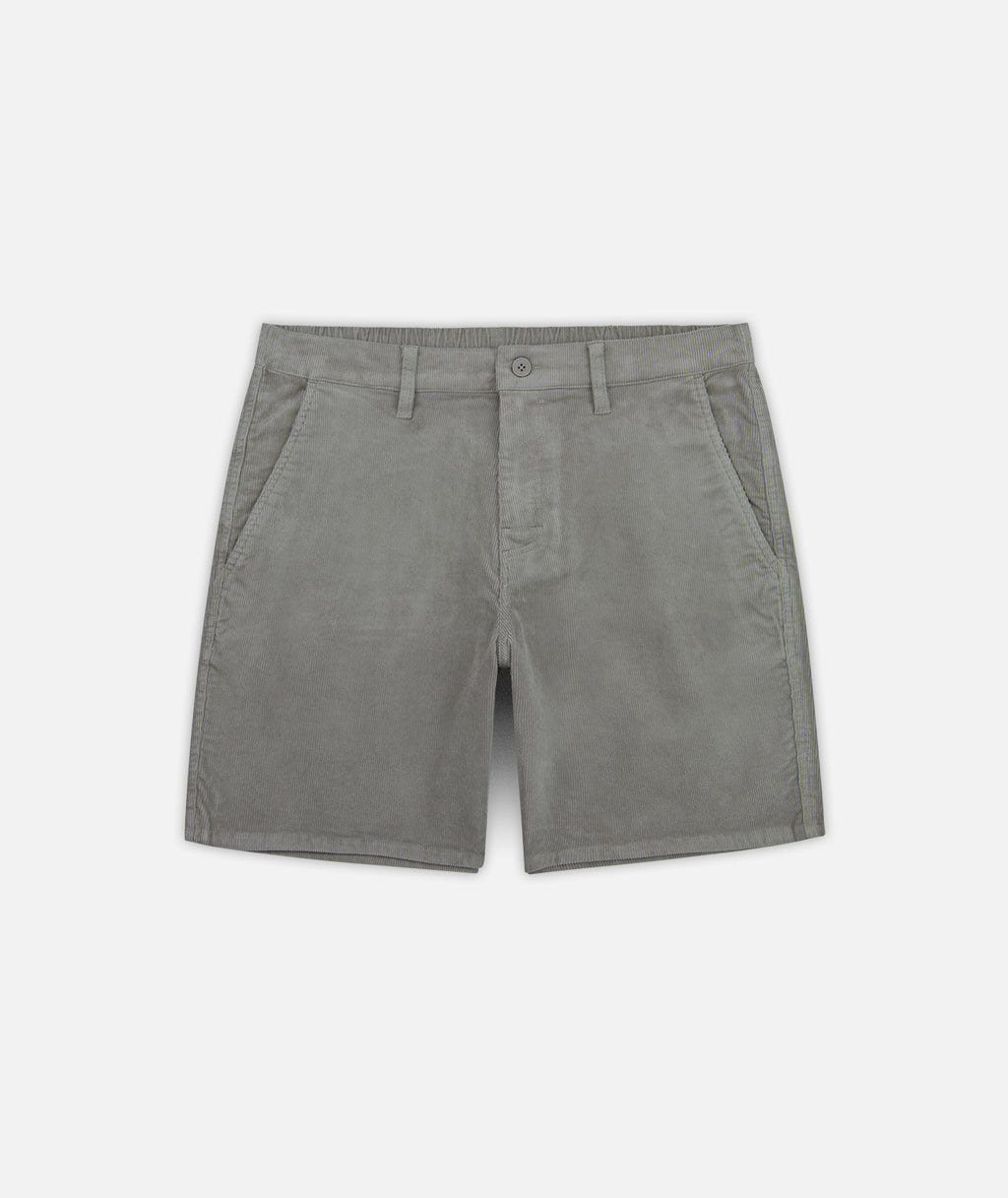 Midship Cord Walkshort - Grey - Jetty