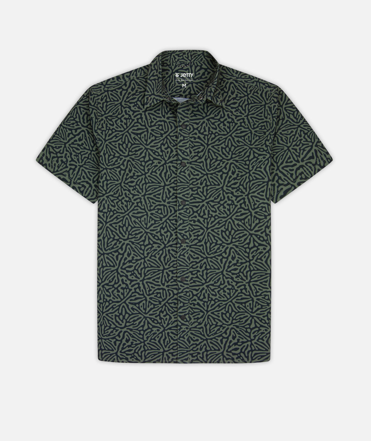Sandspit Tech Woven Shirt - Olive - Jetty