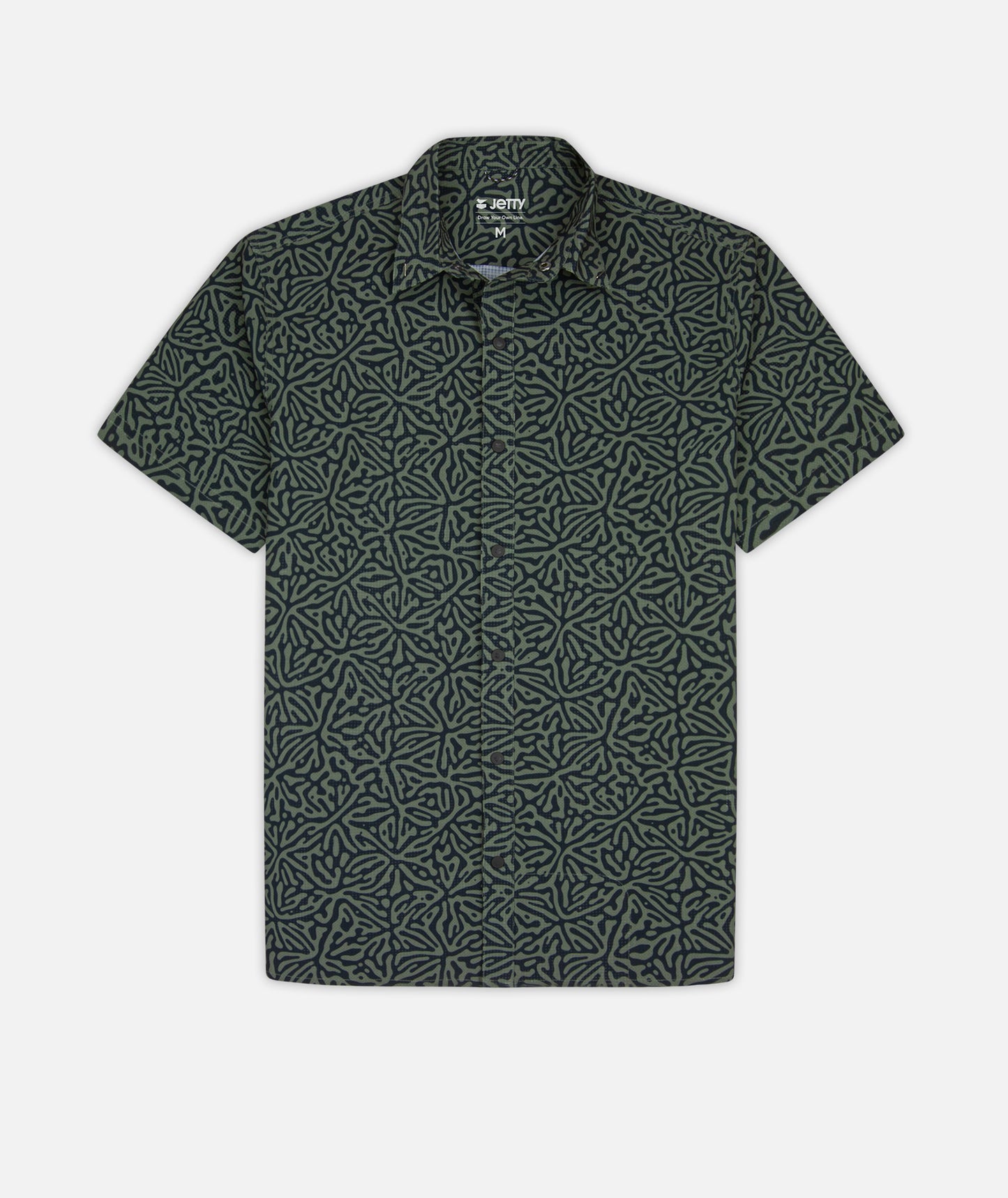 Sandspit Tech Woven Shirt - Olive - Jetty