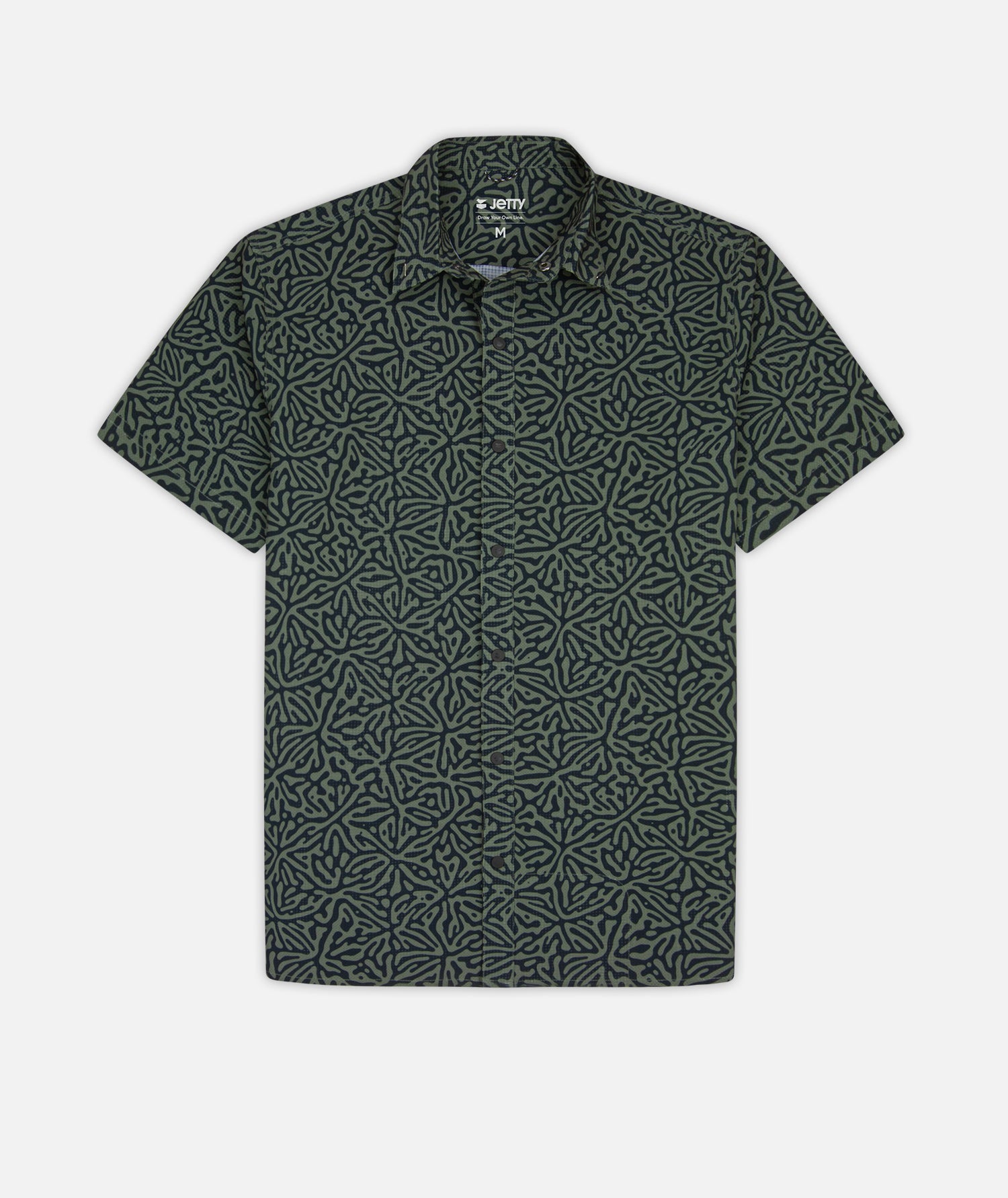 Sandspit Tech Woven Shirt - Olive - Jetty