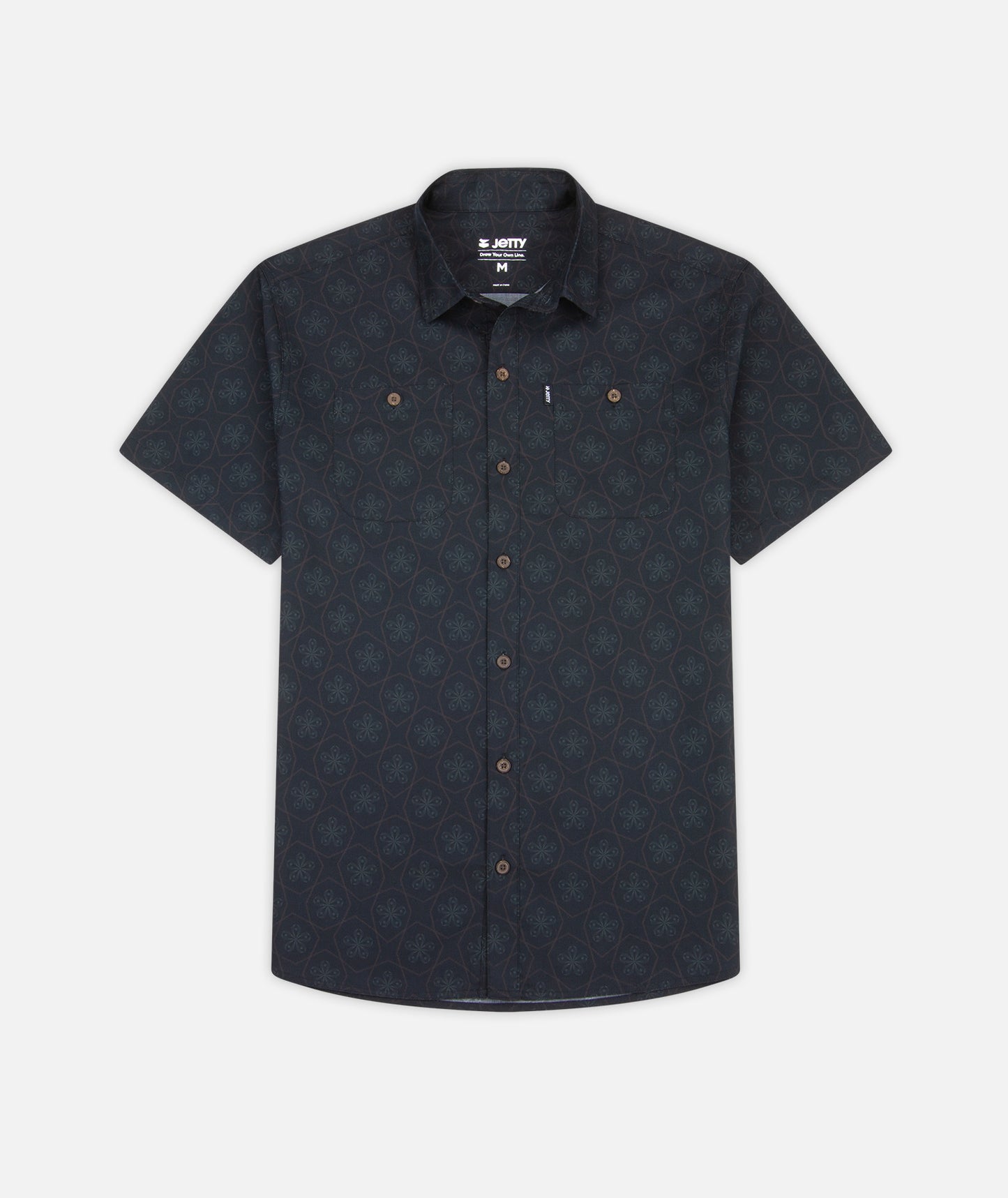 Seabrite Cotton Shirt - Black - Jetty