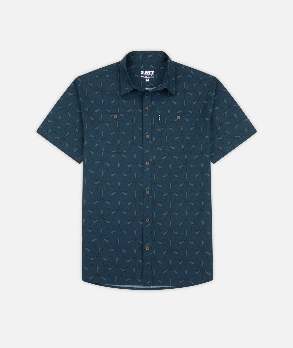 Seabrite Cotton Shirt - Navy - Jetty